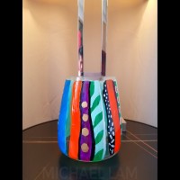 Varnish hand painted vase Varnish hand painted vase
