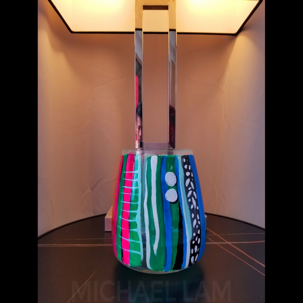 Varnish hand painted vase Varnish hand painted vase